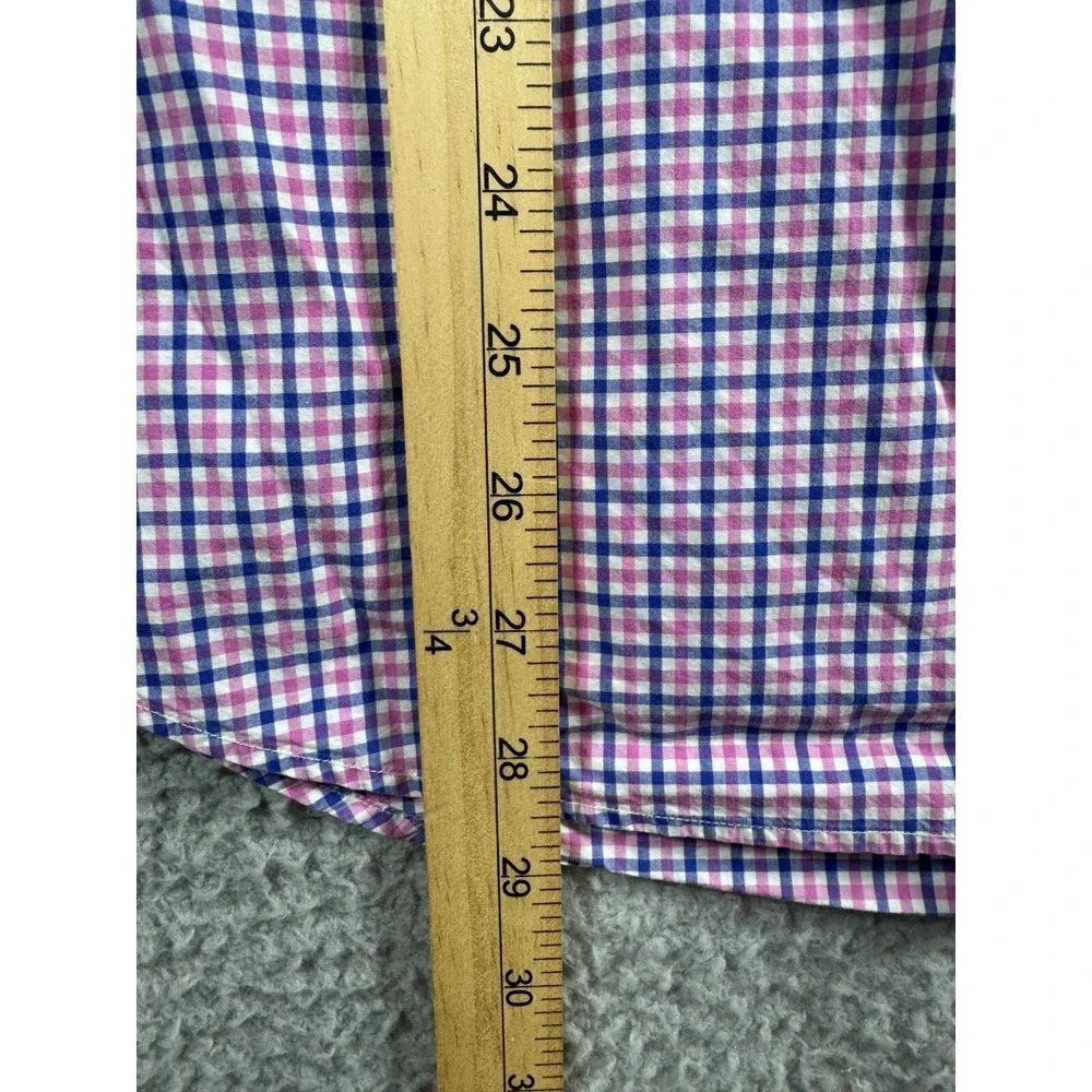 Polo Ralph Lauren Button up Shirt Gingham Check Mens Medium 100% Cotton
